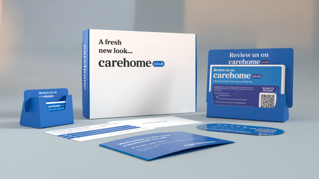 Carehome Tomorrow's Guide custom packaging Paragon print