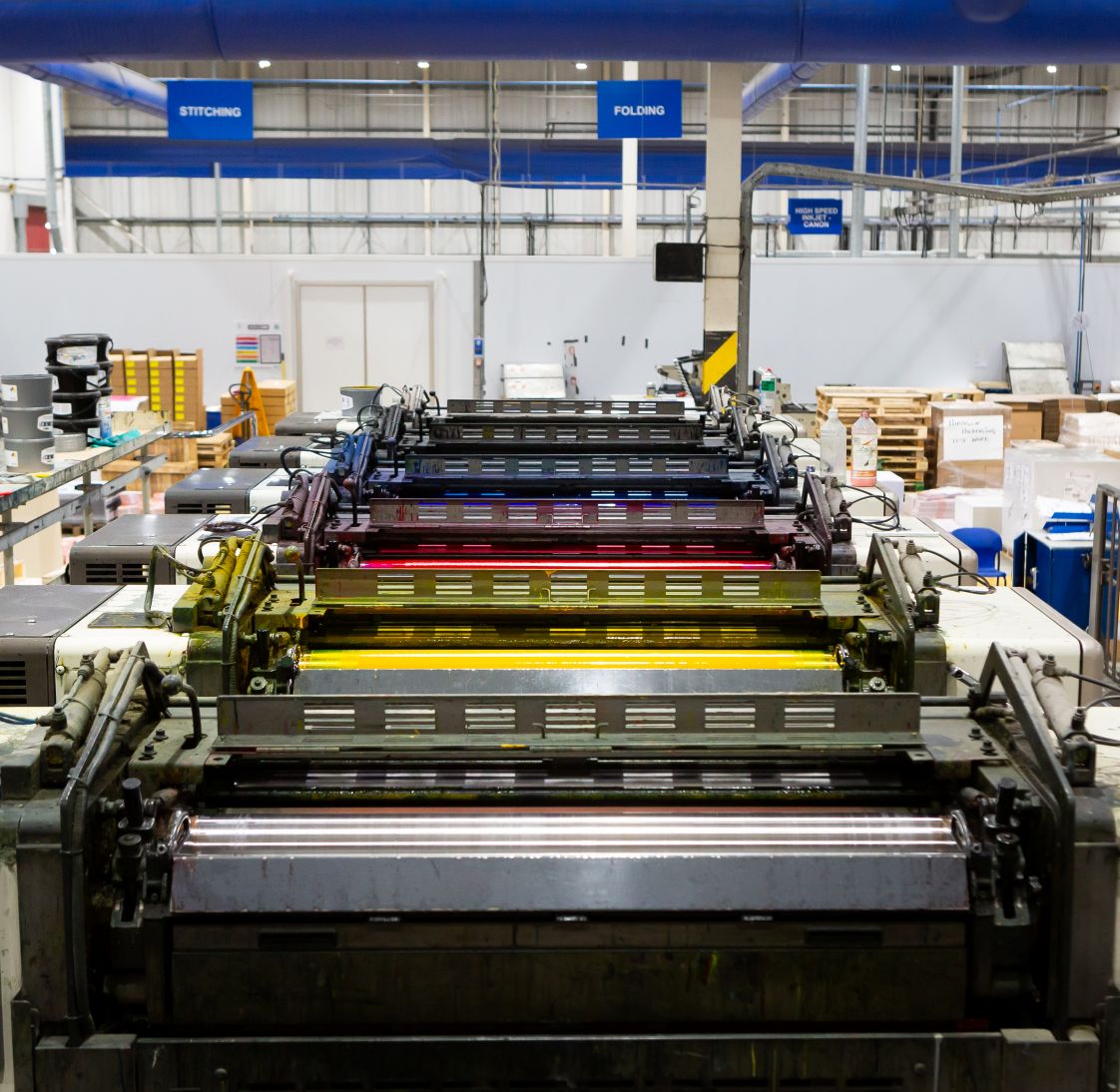 Printing press mailing house UK
