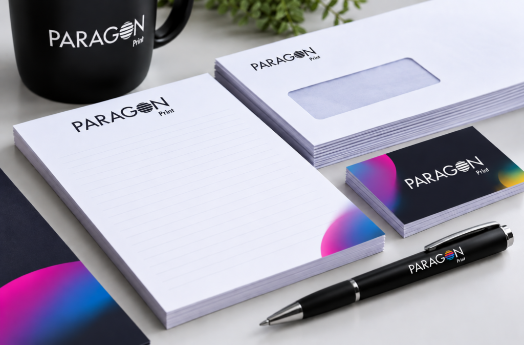business stationery printing PTS.ink paragon print mock up
